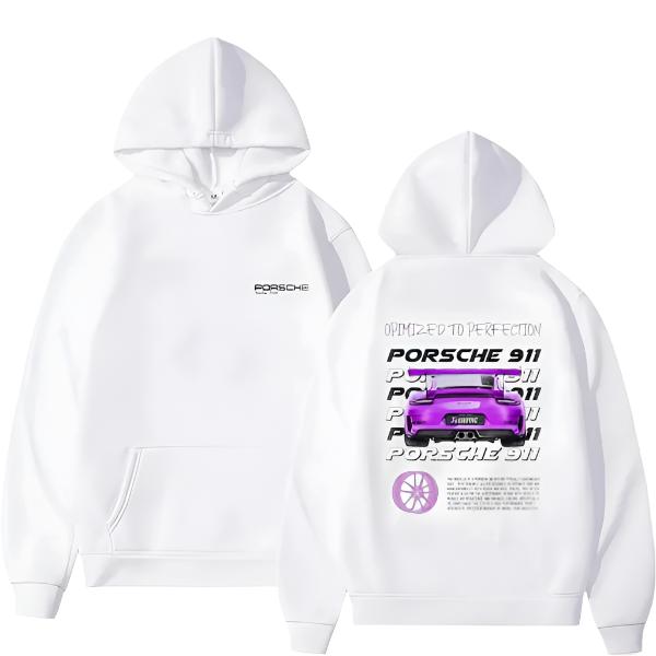 Design Casual Cotton Classic Fashion Car Letter Hoodies Aesthetic Popular GT3-RS Tops Pullover Sweatshirt Oversized 911 Unisex