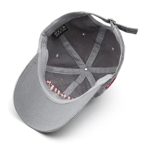 "Embroidered Classic Baseball Cap - Always 75 Letter Design"