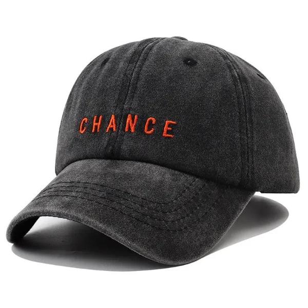 2024 Vintage Washed Black Baseball Cap for Men and Women - Unisex Snapback Hat for Bad Hair Days